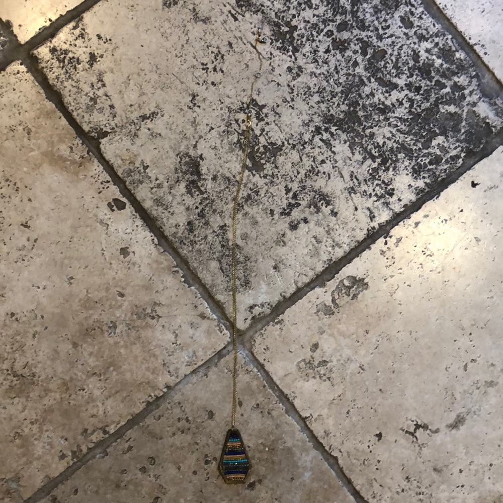 Long Beaded Pendant Anthropologie necklace